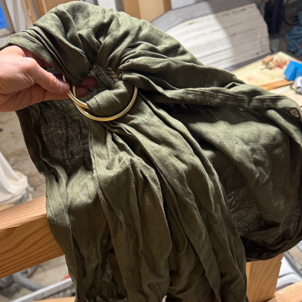 Olive Green Kids Ring Sling